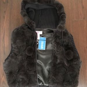 Brand New Rabbit Fur Vest